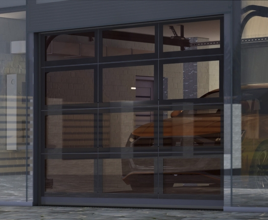 Панорамные ворота Алютех AluPro в Адлере